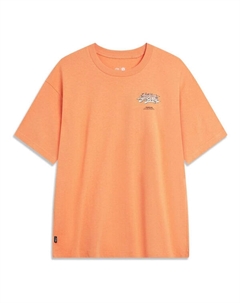 Футболка x og_slick футболка с графическим принтом скейтбординга, оранжевый Li-ning