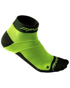 Носки для бега Vertical Mesh Footie, цвет Fluo Yellow/Asphalt Dynafit