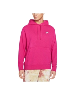 Толстовка клубный пуловер с капюшоном, розовый Nike