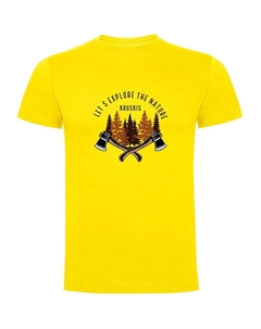 Футболка Explore Nature, желтый Kruskis