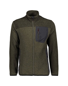 Толстовка на молнии 39H0767 Heavy, зеленый Cmp