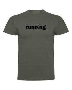 Футболка Word Running, зеленый Kruskis