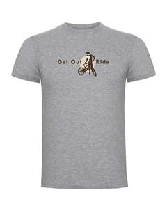 Футболка Get Out And Ride, серый Kruskis