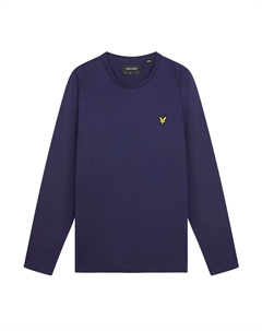 Лонгслив Langarmshirt, синий Lyle & scott