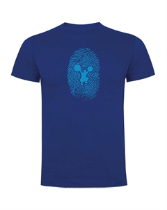 Футболка Fitness Fingerprint, синий Kruskis