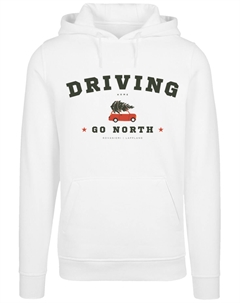 Пуловер Hoodie Driving Home Weihnachten PLUSSIZE, белый F4nt4stic