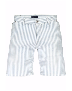 Мужские бермуды светло-синего хлопка Gant