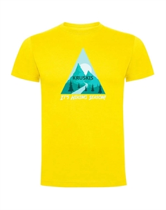 Футболка Hiking Season, желтый Kruskis