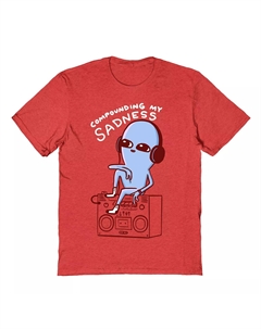 Мужская футболка Strange Planet от Nathan Pyle Compounding Sadness Colab89 by threadless