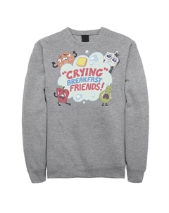 Мужской свитшот Cartoon Network Steven Universe Crying Breakfast Friends Licensed character