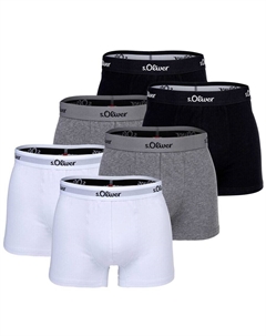 Трусы Boxer shorts, цвет mottled grey/black/white S.oliver