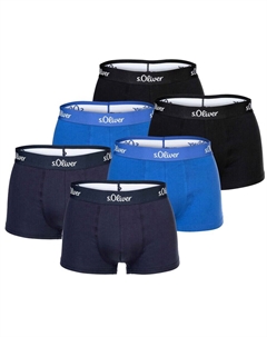 Трусы Boxer shorts, цвет blue/black S.oliver