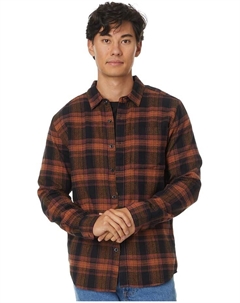 Лонгслив Baystone Flannel Long Sleeve, черный Volcom