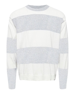 Свитер Sweater Fedele, цвет light grey/mottled grey Solid