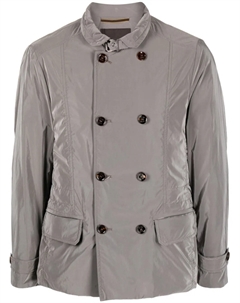 Двубортный пиджак с голографическим эффектом, нейтральный Moorer