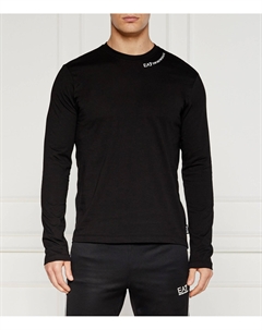 Лонгслив Regular Fit, черный Ea7