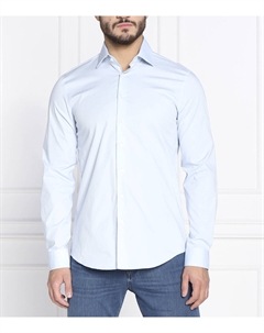 Рубашка poplin slim fit, небесно-голубой Calvin klein