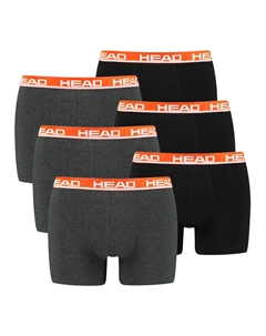 Боксеры short 6er Pack, цвет grau/orange Head
