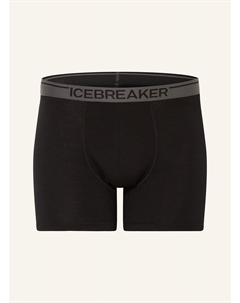 Функциональное нижнее белье anatomica, шорты-боксеры из шерсти мериноса, черный Icebreaker