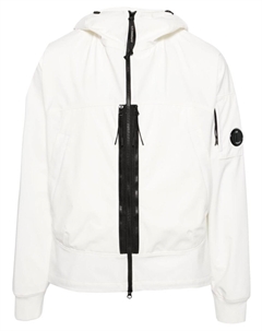 Куртка с капюшоном и декором Lens, белый C.p. company