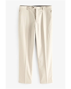 Узкие фланелевые брюки для костюма, нейтральный Next