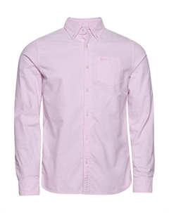 Рубашка Regular fit Button Up, пастельно-розовый Superdry