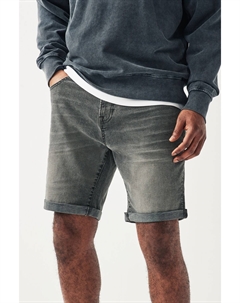Шорты из эластичного денима, серый Next