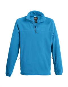 Мужская флисовая куртка с молнией на половину длины, цвет Turquoise Gioberti