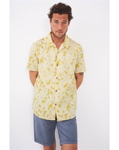 Рубашка с принтом пальмы, желтый White stuff