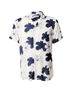 Рубашка Regular fit Button Up, цвет marine blue/White Blend