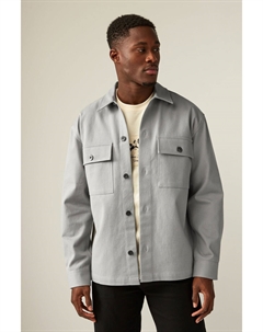 100% хлопок, верхняя рубашка с двумя карманами, серый Next