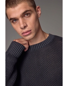 Джемпер с круглым вырезом, серый Next