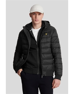 Большая стеганая куртка, черный Lyle & scott
