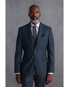 Фирменный пиджак из фланели Zignone, синий Next