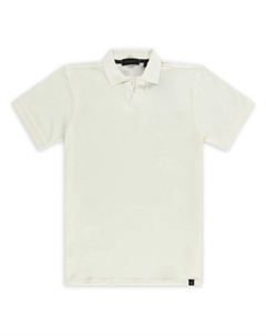 Модная рубашка поло с контуром, бежевый Aspact