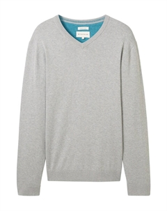 Свитер Sweater, светло-серый Tom tailor