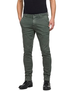Брюки Slim fit Chino Pants Zeumar, темно-зеленый Replay