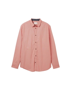 Рубашка Regular fit Button Up, пастельно-красный Tom tailor