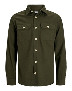 Рубашка Regular fit Button Up JJEDARREN, оливковый Jack & jones