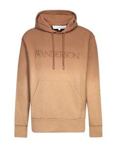 Толстовка с карманом кенгуру, коричневый Jw anderson