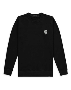 Свитер с черепом – модный дизайн, черный Aspact