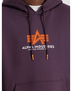 Толстовка, темно-фиолетовый Alpha industries