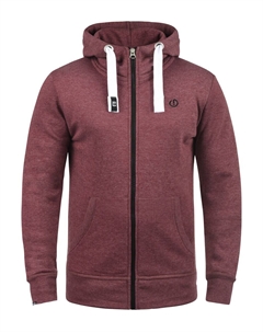 Худи Zip-Up Hoodie Benn, красный Solid