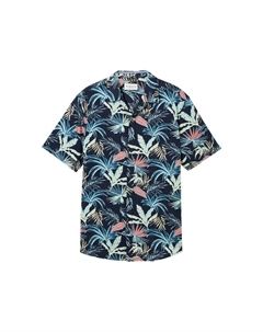 Рубашка Regular fit Button Up, цвет marine blue/Cyan blue/Sky blue Tom tailor