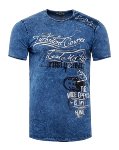 Футболка, морской синий Rusty neal