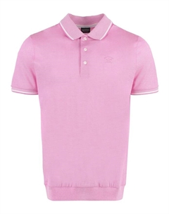 Рубашка Поло из хлопкового пике, розовый Paul & shark