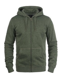Худи Zip-Up Hoodie Berti, темно-зеленый Solid