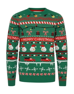 Свитер Sweater RUBEN, зеленый 11 project