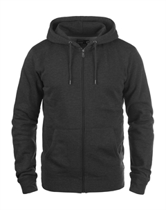 Худи Zip-Up Hoodie Berti, темно-серый Solid