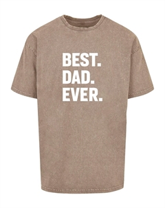 Футболка Fathers Day - Best Dad Ever, цвет mottled brown Merchcode